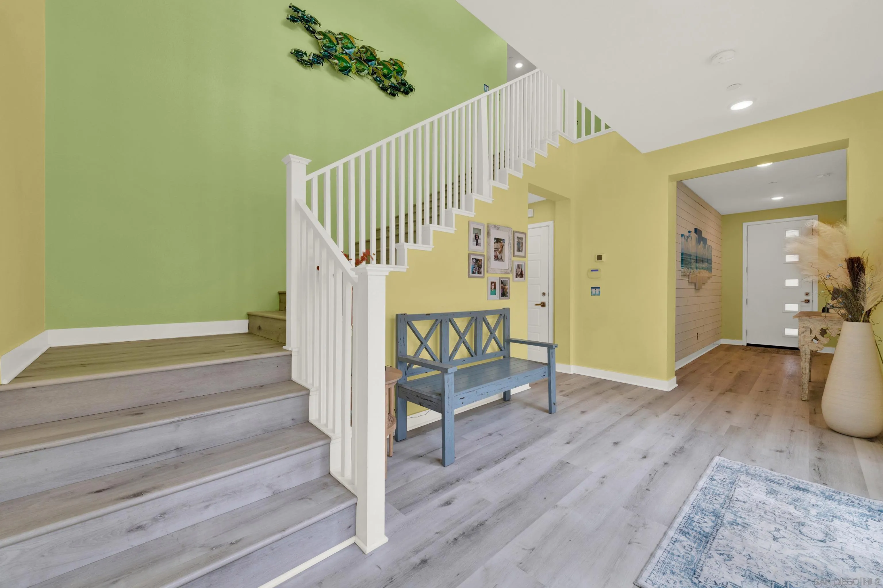 9108 West Bluff Place Santee, CA 92071 - Photo 39 of 72 a view of entryway and hall with wooden floor