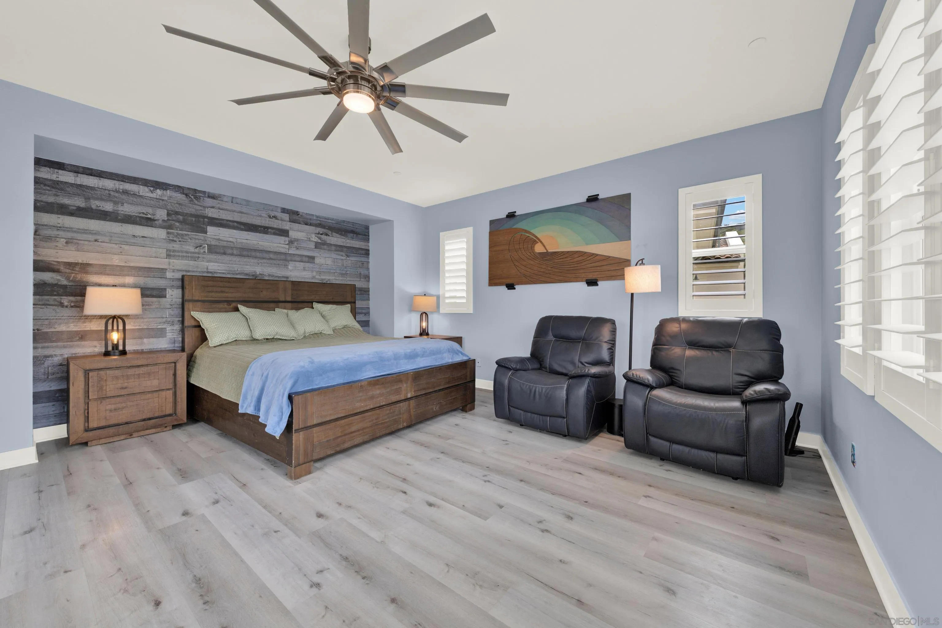 9108 West Bluff Place Santee, CA 92071 - Photo 45 of 72 a bedroom with a bed and a couch