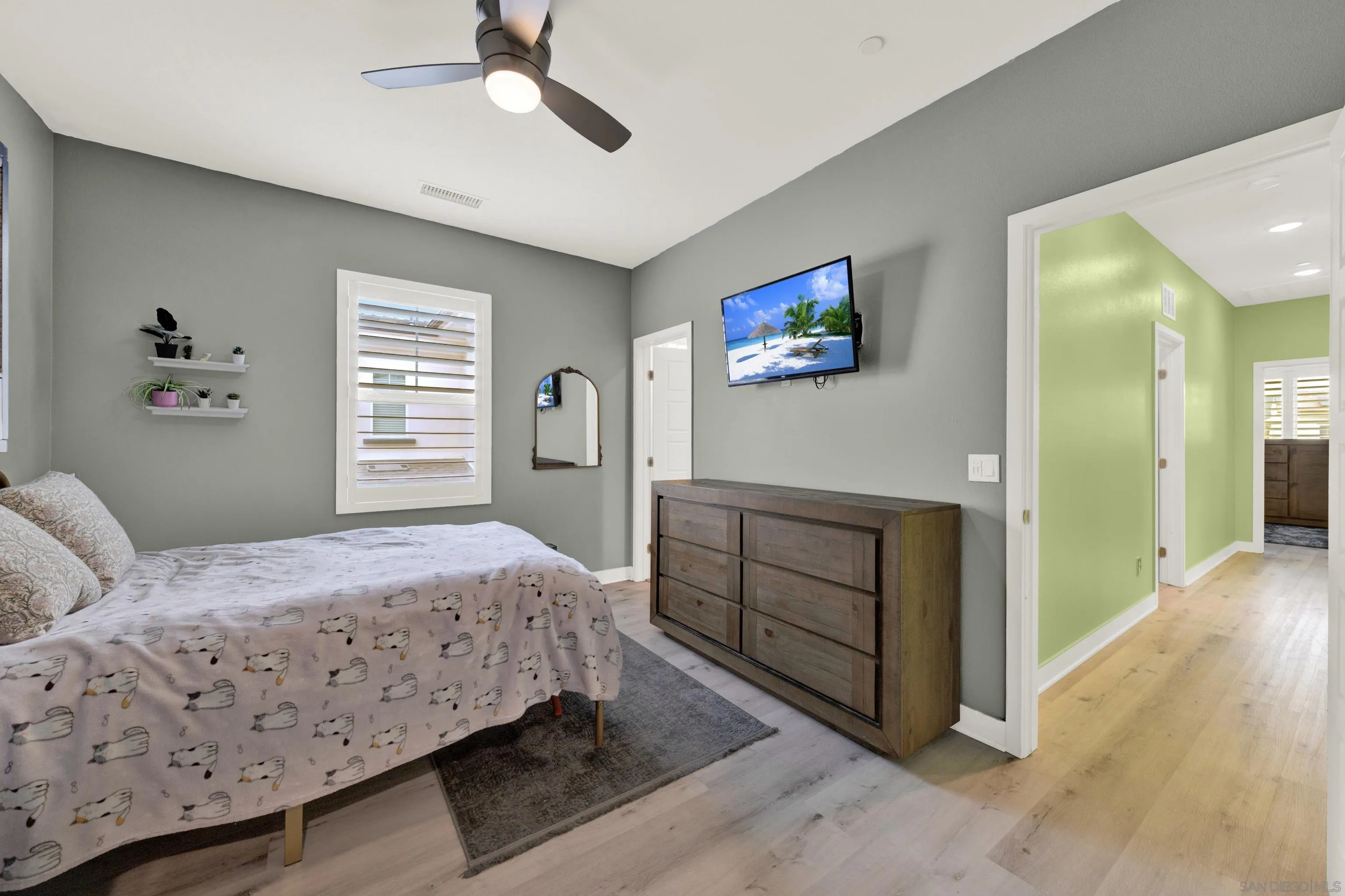 9108 West Bluff Place Santee, CA 92071 - Photo 61 of 72 a bedroom with a bed and a window