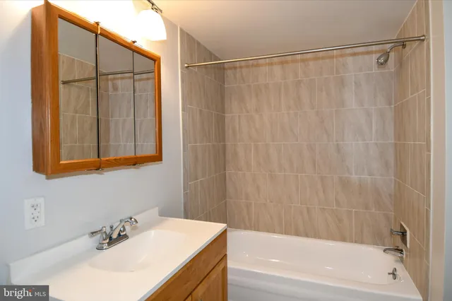 a bathroom with a sink and a bathtub