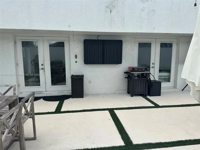 a terrace view with seating space