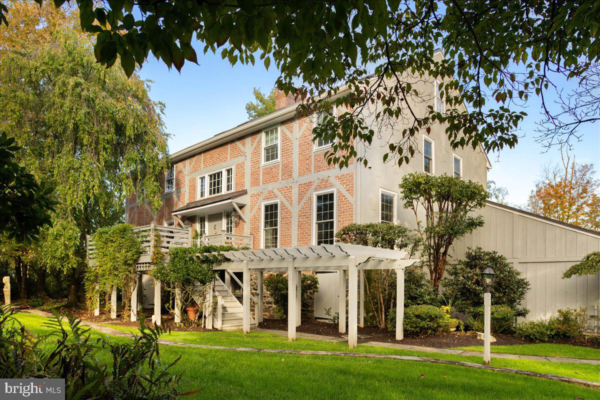 563 Cherry Valley Road Princeton, NJ 08540 - Photo 2 of 68 Pergola at the entrance