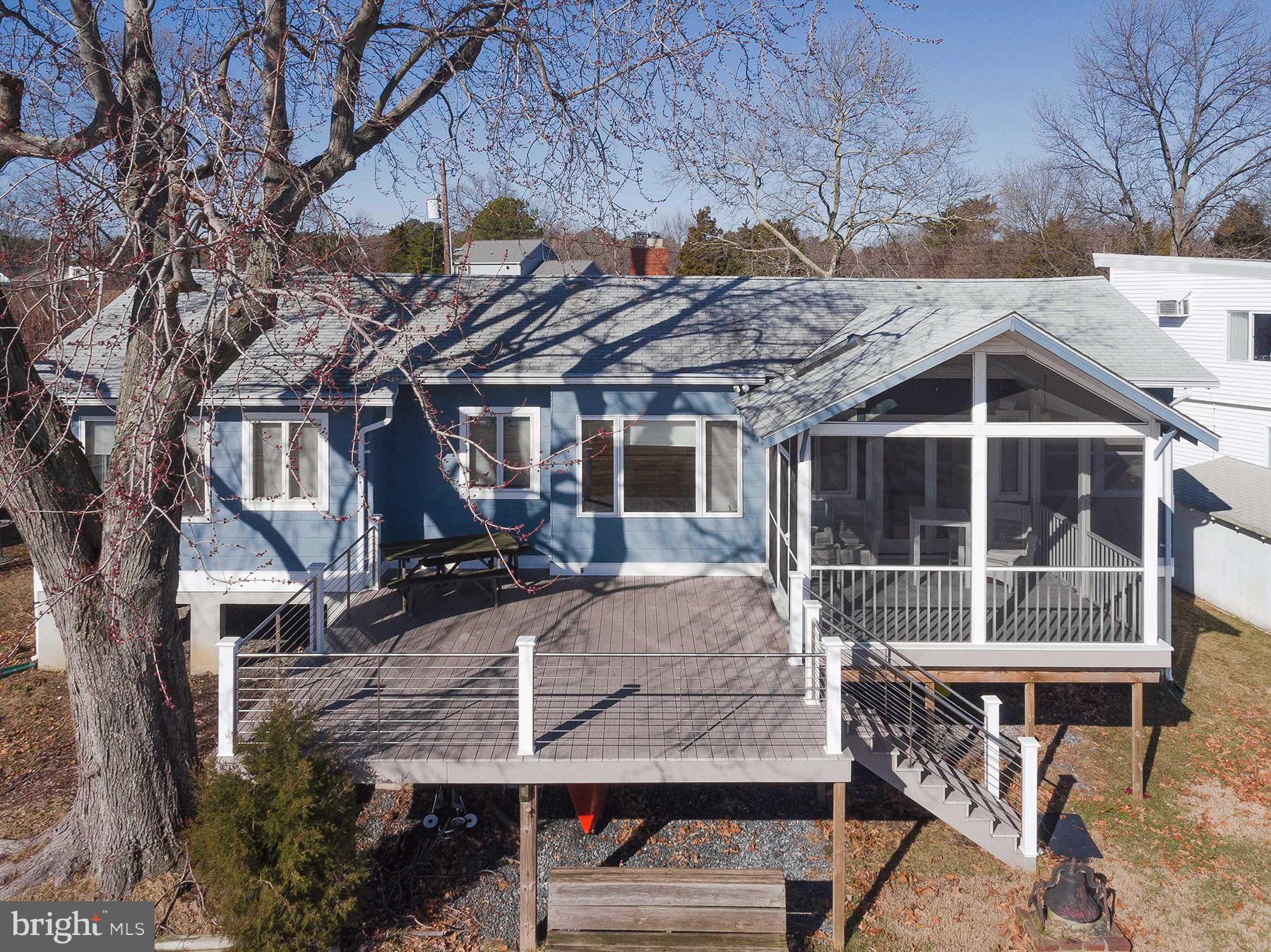 1096 Broadwater Point Road Churchton, MD 20733 - Photo 3 of 22 Waterside of home with large deck and porch