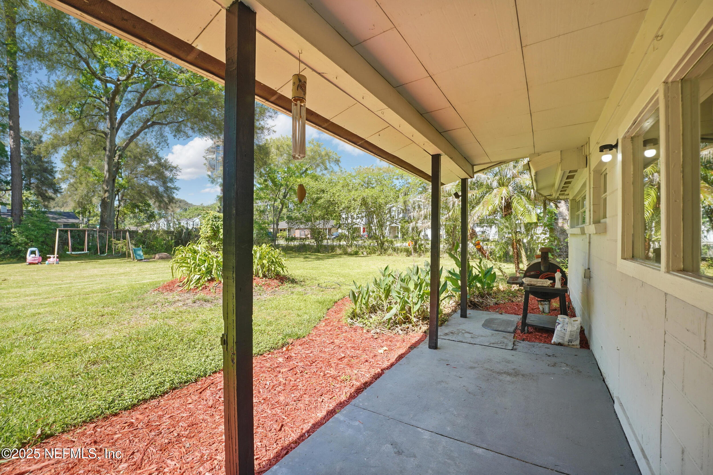 5388 Woodcrest Road Jacksonville, FL 32205 - Photo 29 of 47 REAR COVERED PATIO
