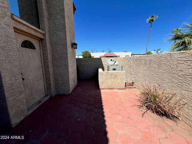 a view of front door