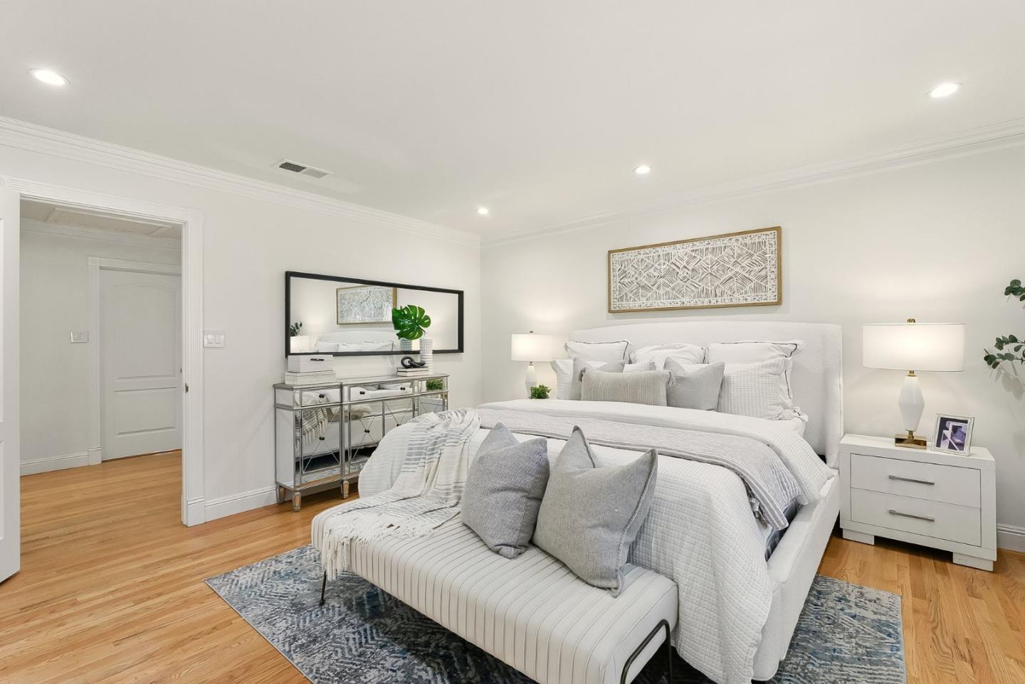 1807 Hunt Drive Burlingame, CA 94010 - Photo 29 of 46 a living room with furniture and a wooden floor