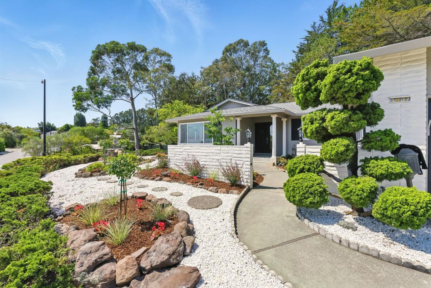 1807 Hunt Drive Burlingame, CA 94010 - Photo 41 of 46 a view of a house with backyard and sitting area