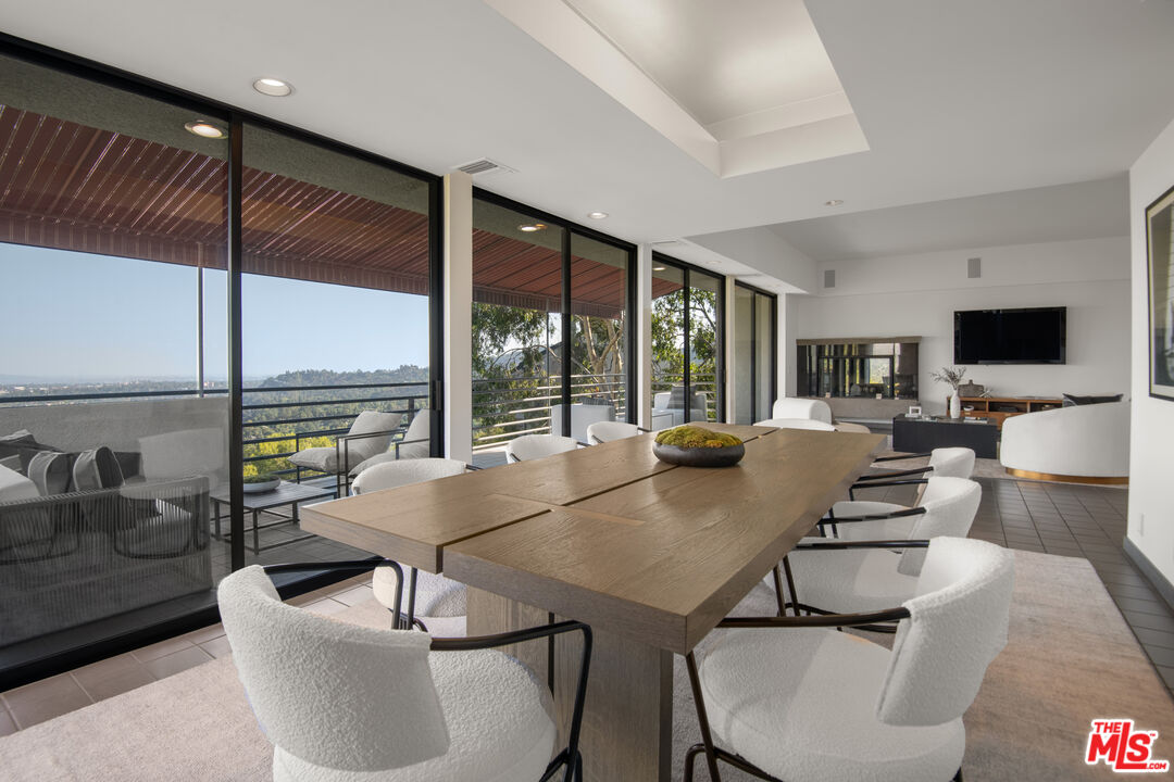 1500 Inverness Drive Pasadena, CA 91103 - Photo 14 of 66 a view of a dining room with furniture window and outside view