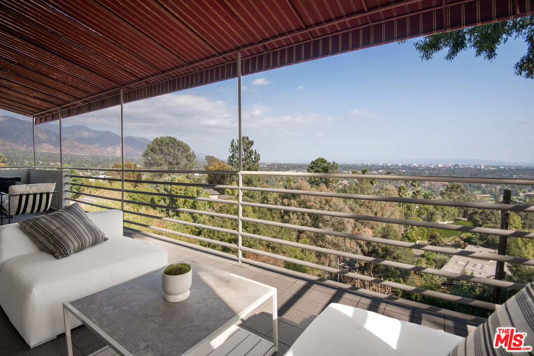 1500 Inverness Drive Pasadena, CA 91103 - Photo 17 of 66 a view of balcony with couch and chairs