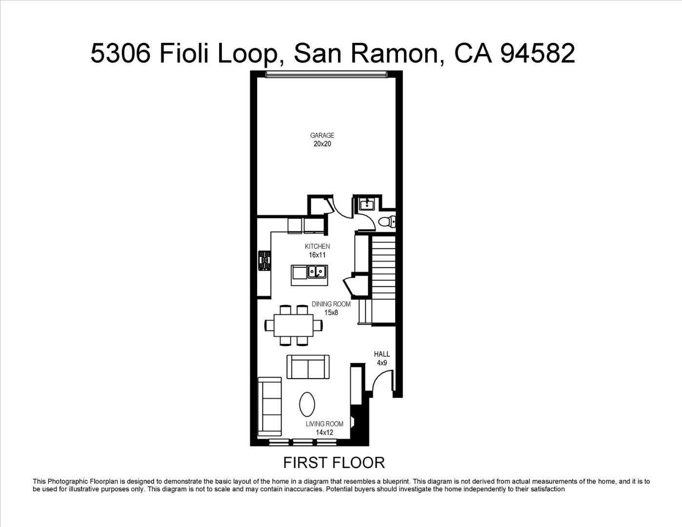 5306 Fioli Loop San Ramon, CA 94582 - Photo 12 of 14 a picture of a park with a bench