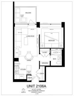 $299,995 | 1460 North Sandburg Terrace, Unit 2106A, Chicago, IL 60610