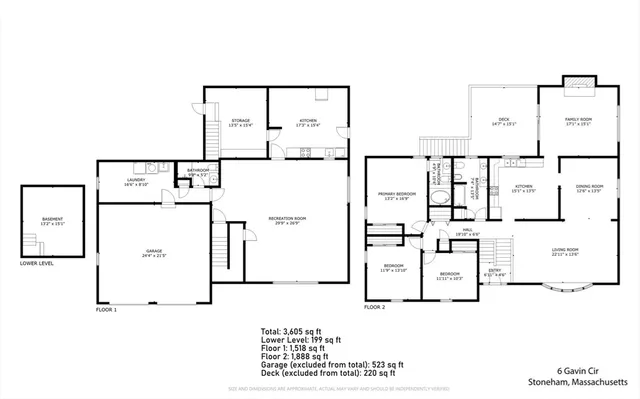 $1,300,000 | 6 Gavin Circle, Stoneham, MA 02180