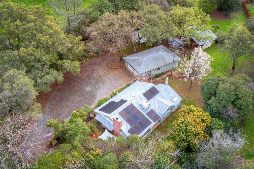 1044 Mt Ida Road Oroville, CA 95966 - Photo 35 of 44 an aerial view of a house with garden space and a street view