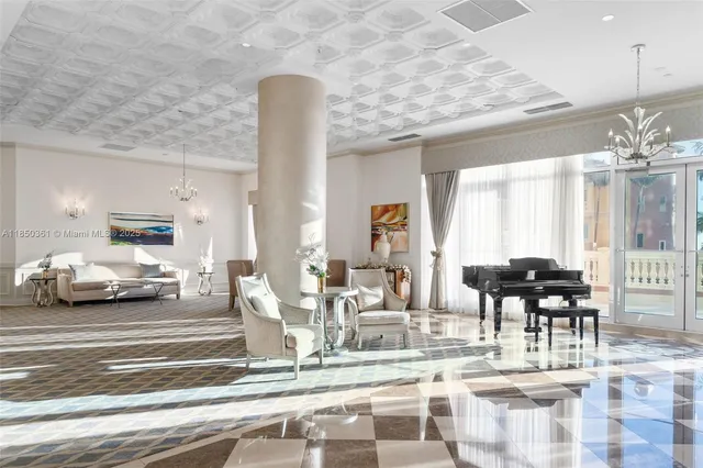 a view of a city with tall buildings