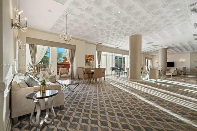 a view of a city with tall buildings