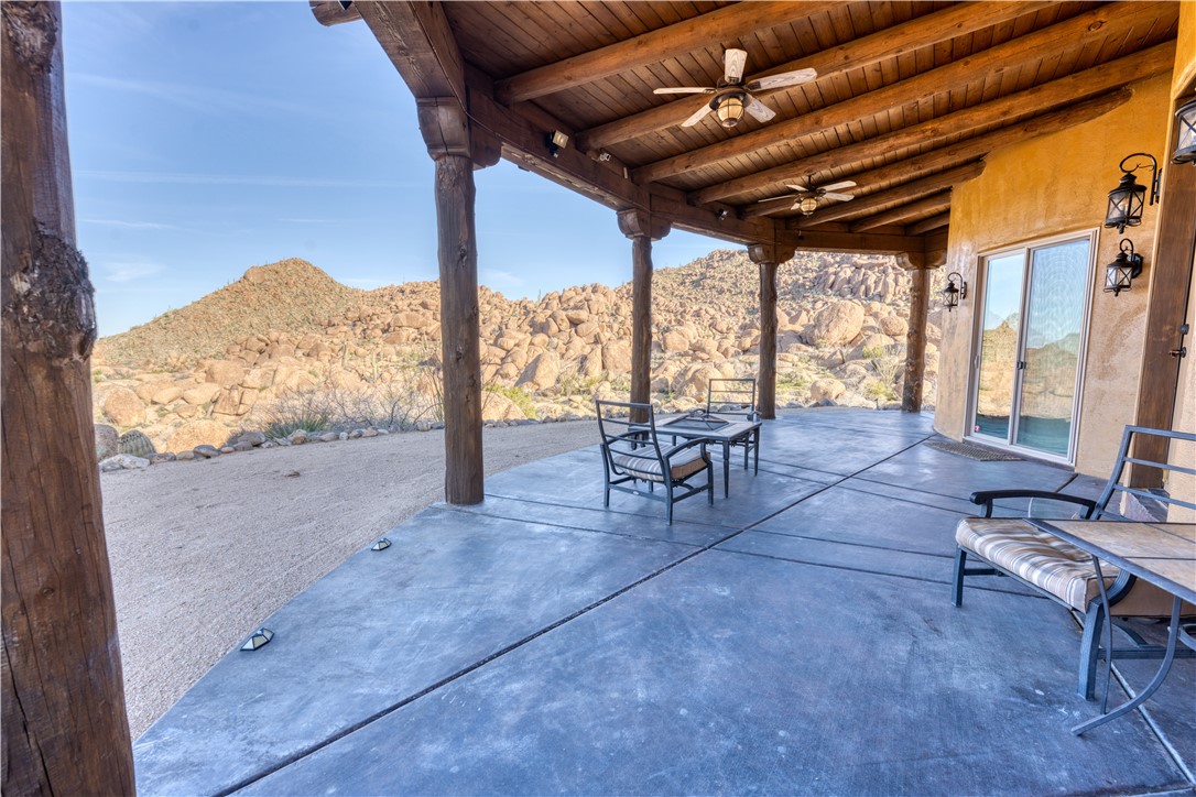 17445 South La Cienega Ranch Road Yucca, AZ 86438 - Photo 32 of 52 a view of an outdoor space with seating area