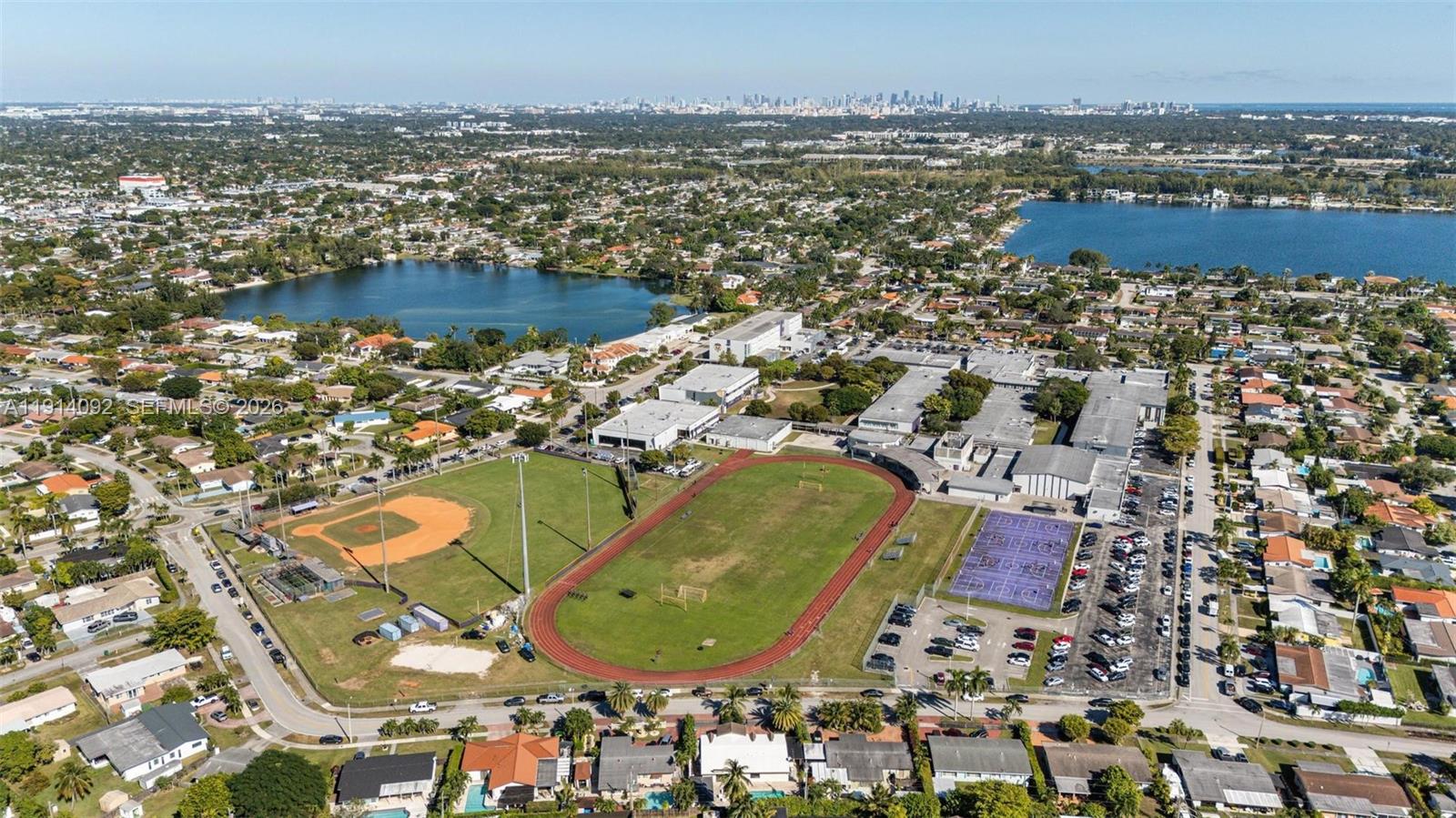 5110 Southwest 92nd Avenue Miami, FL 33165 - Photo 13 of 20 an aerial view of residential houses with outdoor space