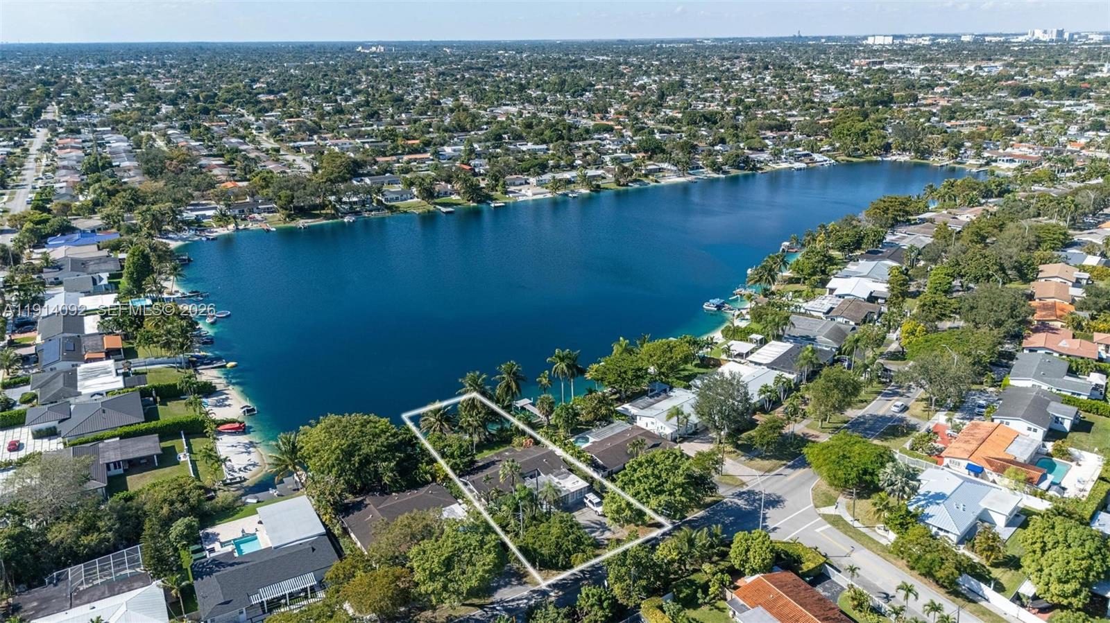 5110 Southwest 92nd Avenue Miami, FL 33165 - Photo 5 of 20 an aerial view of a houses with a yard