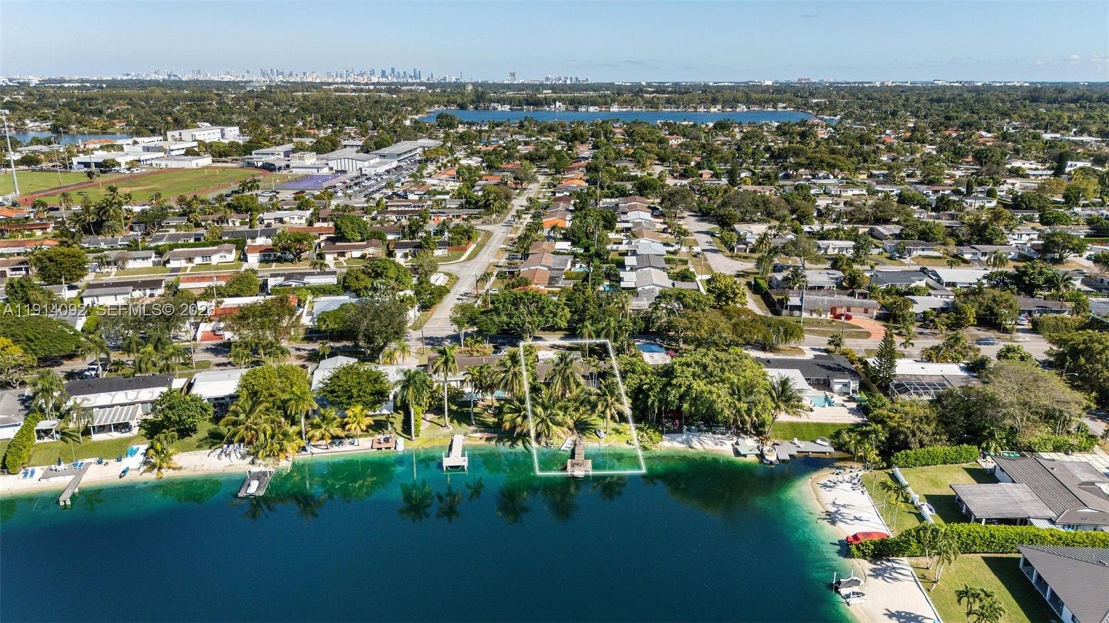 5110 Southwest 92nd Avenue Miami, FL 33165 - Photo 8 of 20 an aerial view of residential houses with outdoor space and trees