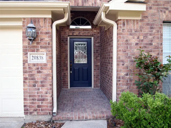 a front view of a building with glass windows