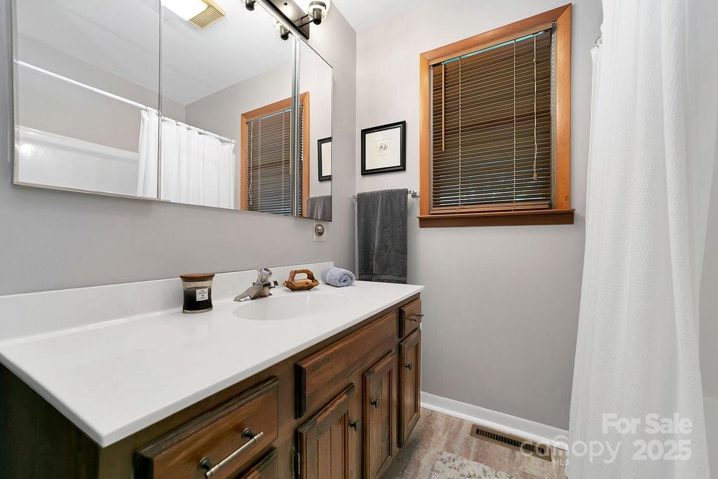 58 Warwaseeta Court Brevard, NC 28712 - Photo 38 of 48 a bathroom with a sink a vanity and a window