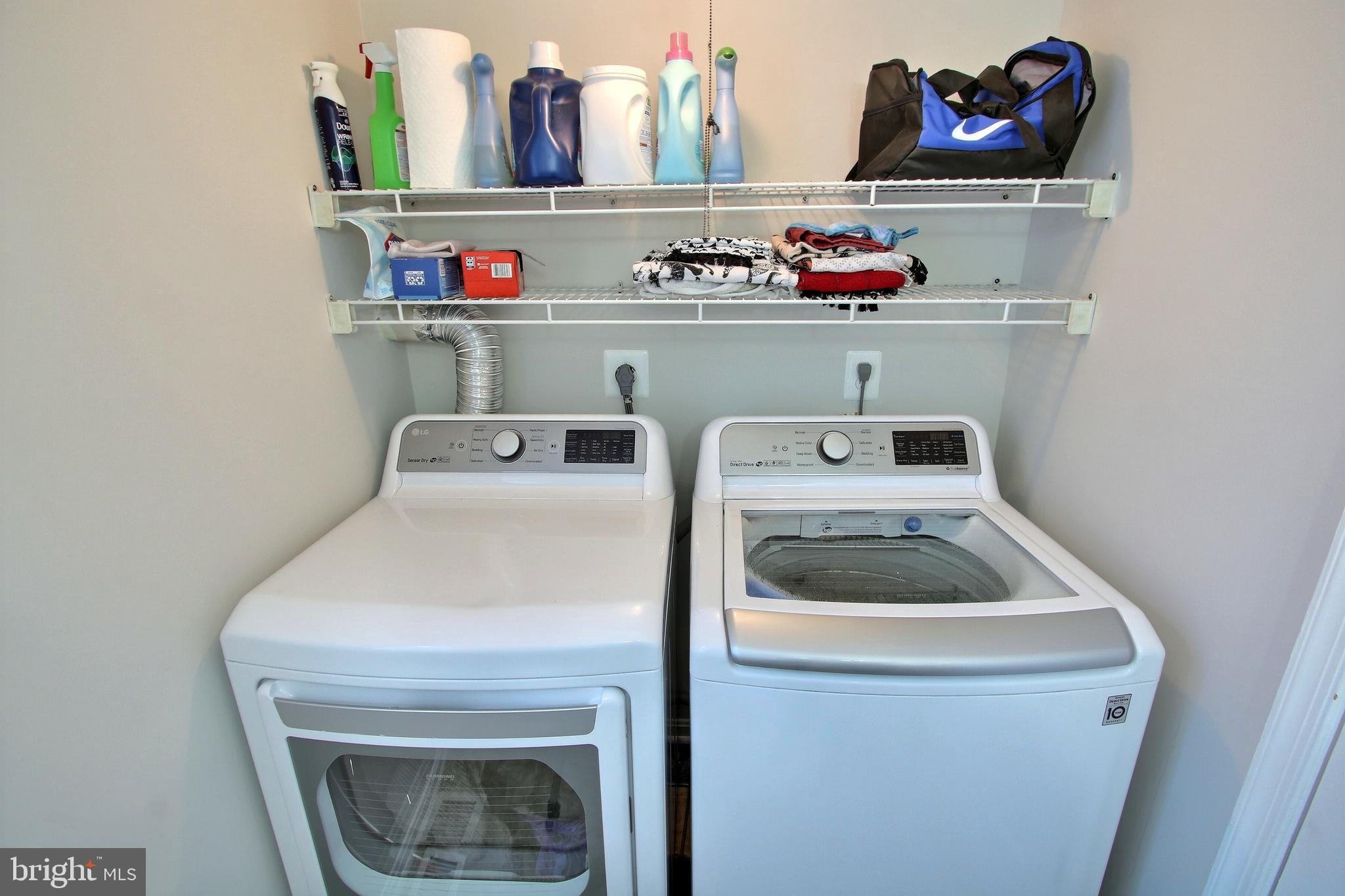 813 Pointer Ridge Drive Gaithersburg, MD 20878 - Photo 24 of 43 a utility room with sink dryer and washer
