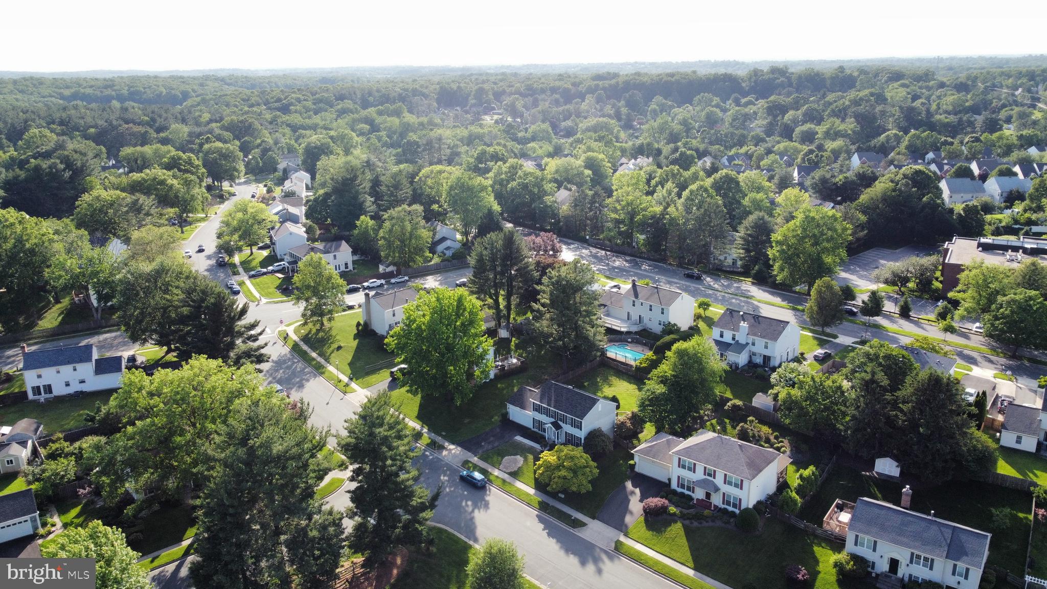 813 Pointer Ridge Drive Gaithersburg, MD 20878 - Photo 5 of 43 an aerial view of multiple house