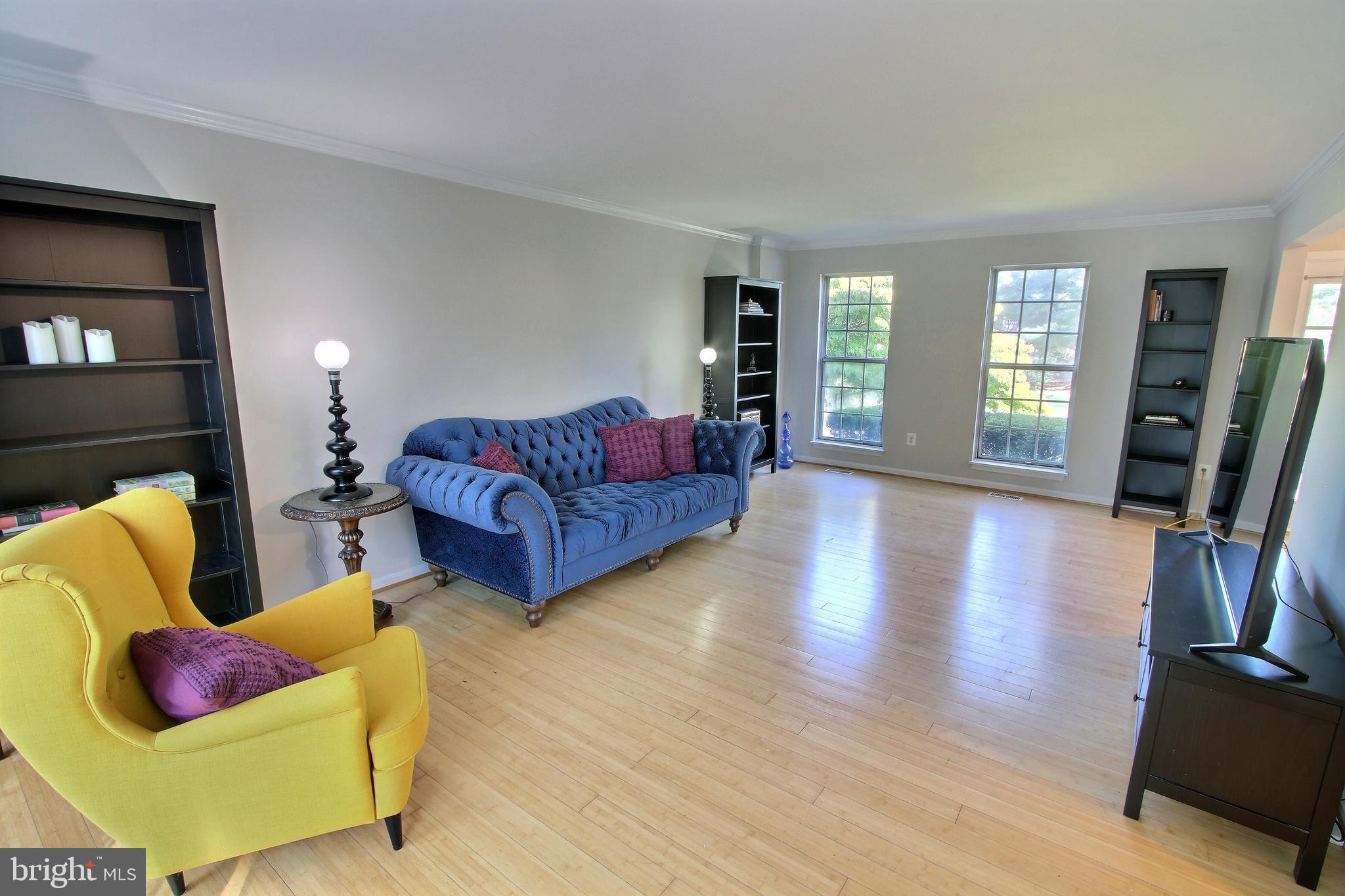 813 Pointer Ridge Drive Gaithersburg, MD 20878 - Photo 8 of 43 a living room with furniture fireplace and wooden floor