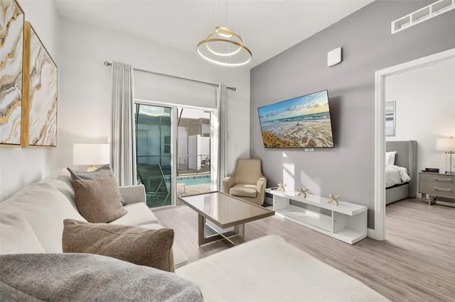 a view of a living room