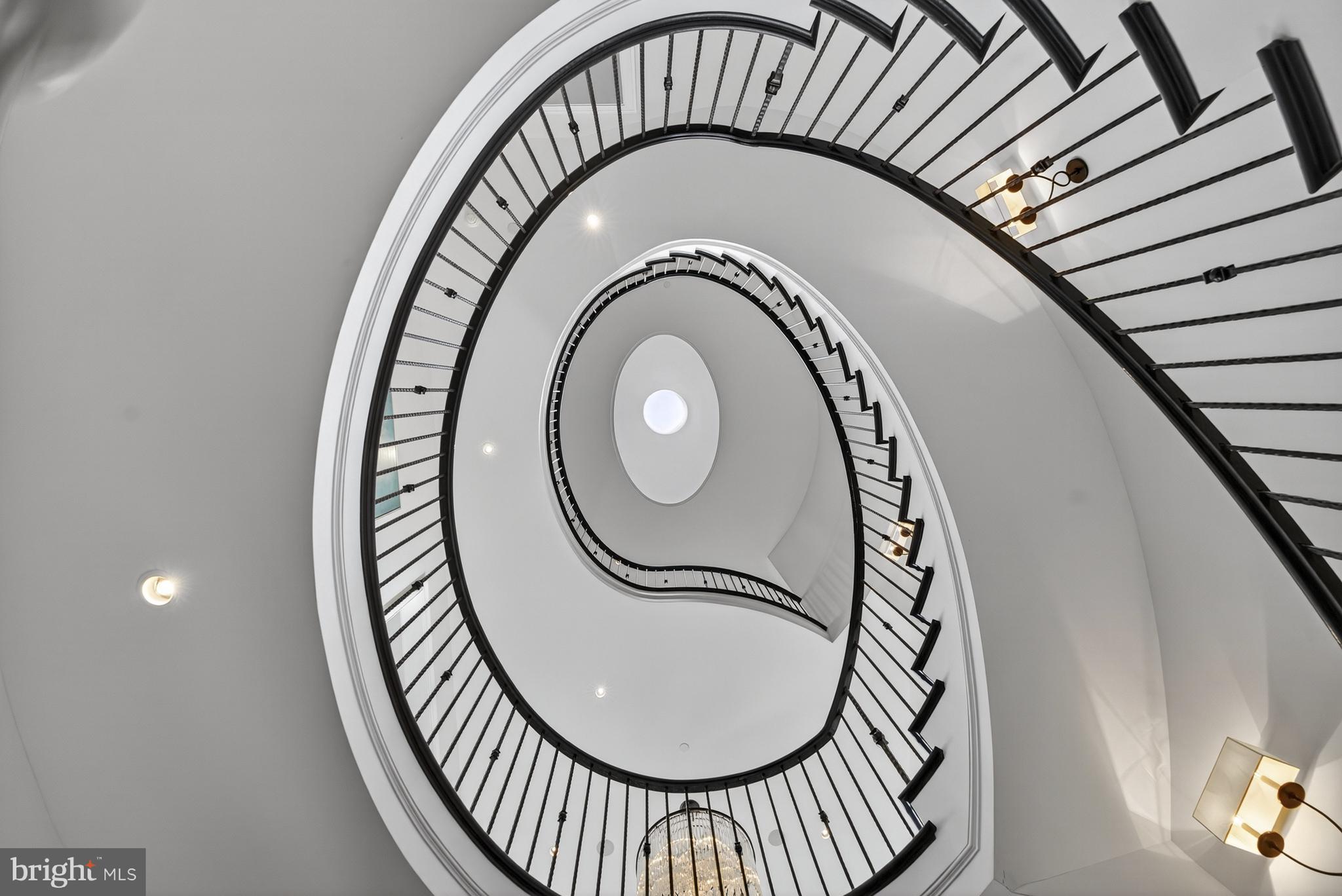 2107 Foxhall Road Northwest Washington, DC 20007 - Photo 8 of 64 A view of the Oculus at the Staircases' apex