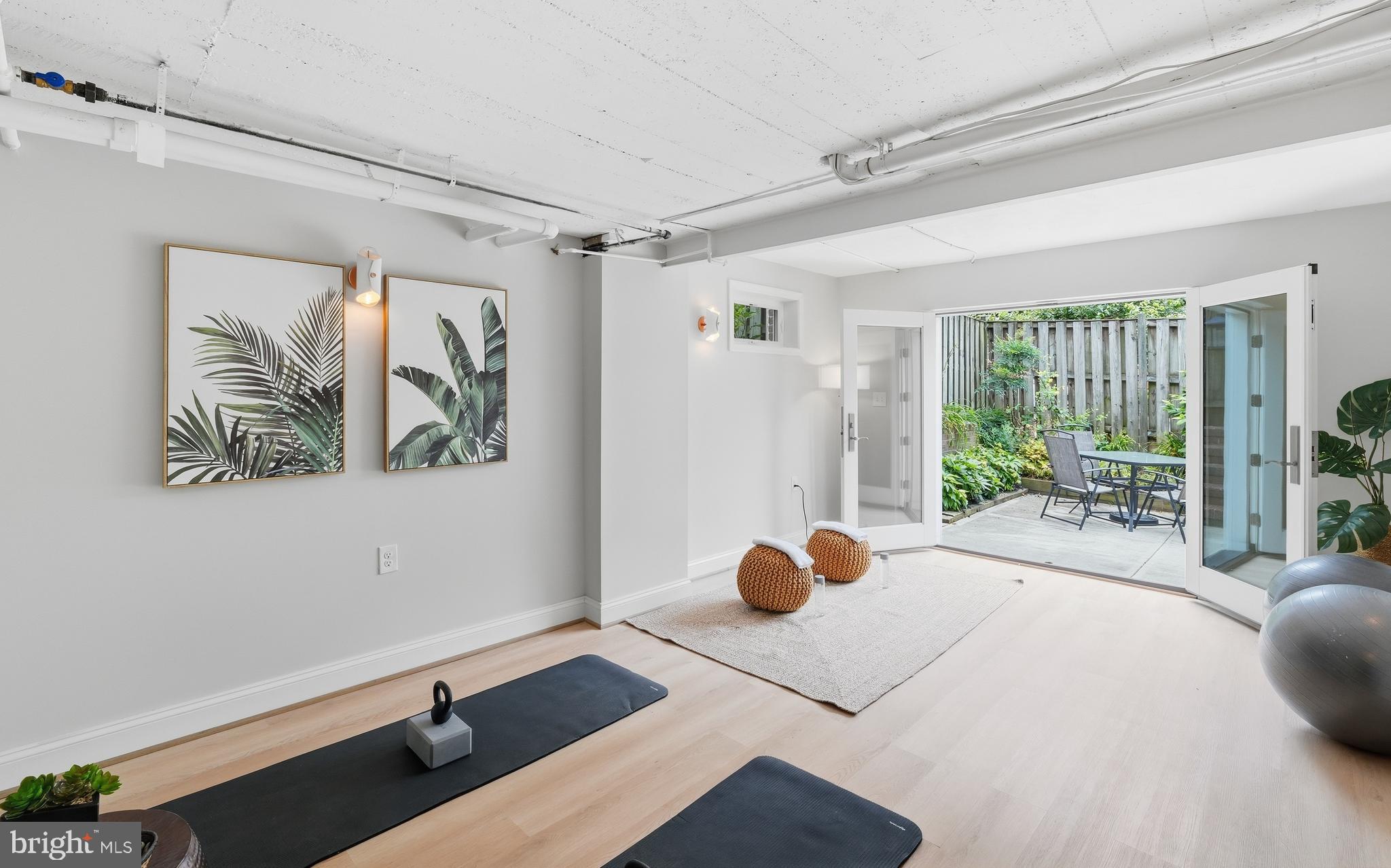 2023 Lansdowne Way Silver Spring, MD 20910 - Photo 18 of 22 Yoga / Exercise Room OR Bedroom w/Patio
