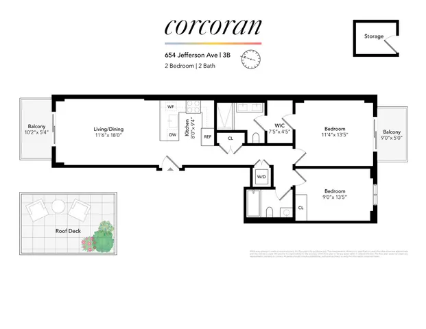 $1,125,000 | 654 Jefferson Avenue, Unit 3B | Bedford-Stuyvesant
