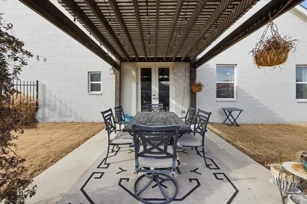 a view of house with patio