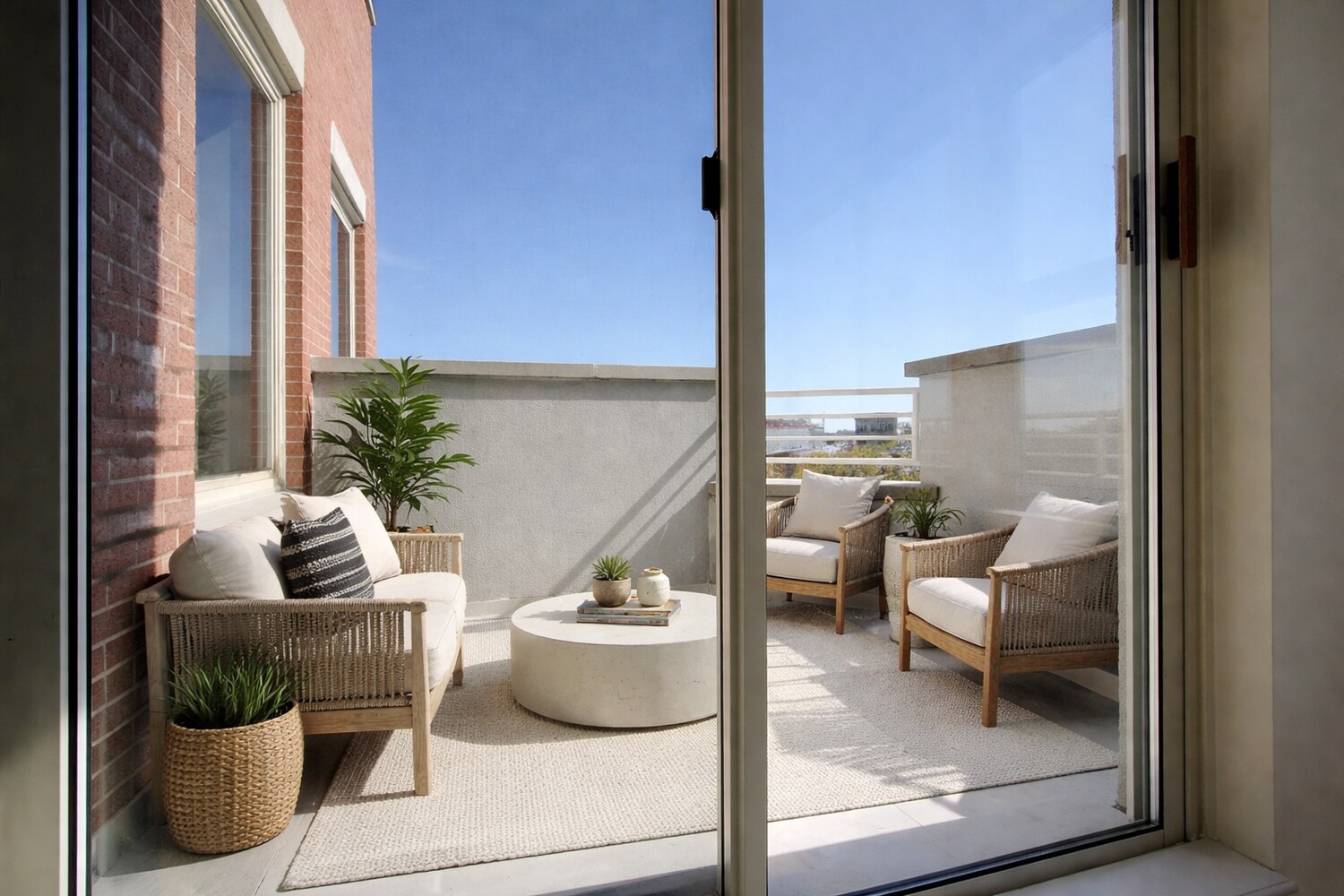 63 Conselyea Street, Unit A4 Brooklyn, NY 11211 - Photo 8 of 18 a living room with furniture and a potted plant