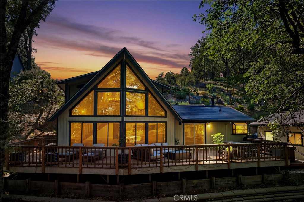 aerial of front of home