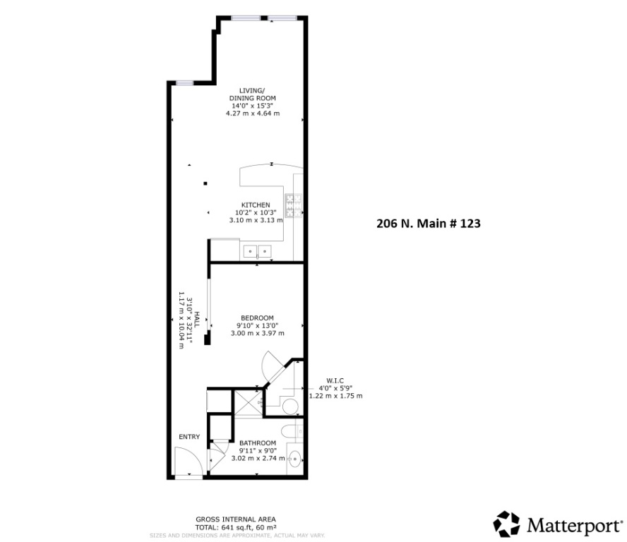 206 North Main Street, Unit 123 Bryan, TX 77803 - Photo 19 of 19 a picture of a bench in front of a wall