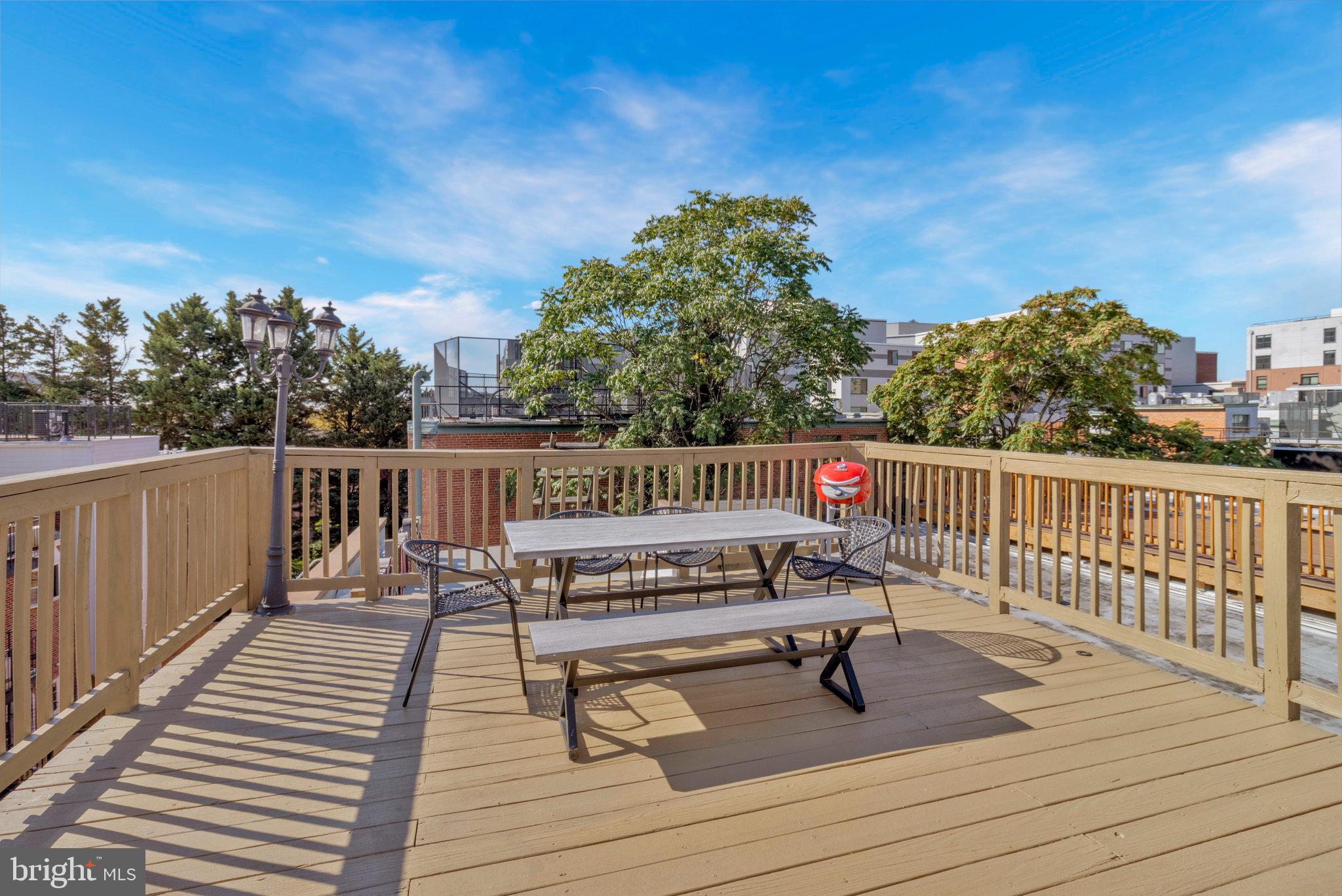 1312 Florida Avenue Northwest, Unit 3 Washington, DC 20009 - Photo 14 of 18 a view of roof deck with furniture