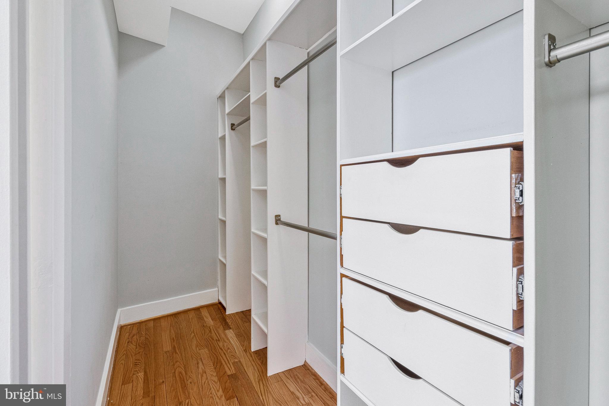 1312 Florida Avenue Northwest, Unit 3 Washington, DC 20009 - Photo 10 of 18 a view of walk in closet with empty racks