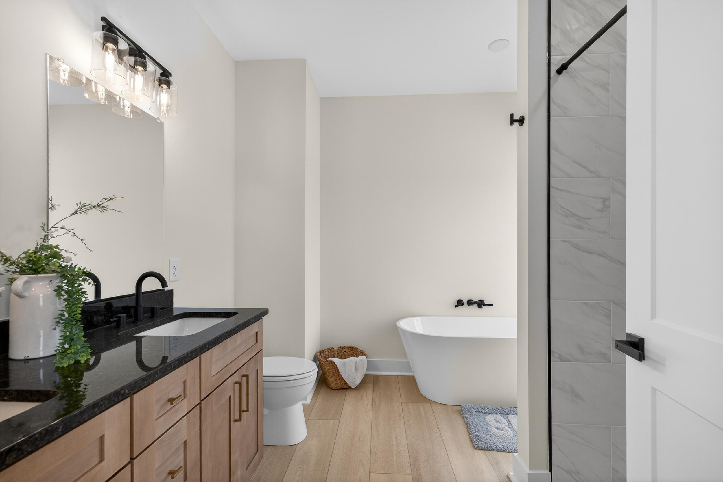 Lot 22 Rolling Road Moneta, VA 24121 - Photo 23 of 45 a bathroom with a toilet a sink and mirror