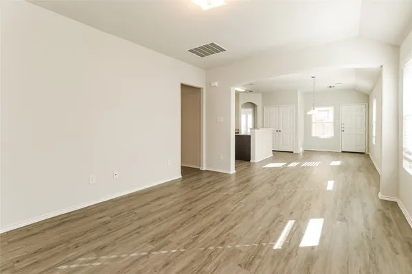 wooden floor in an empty room