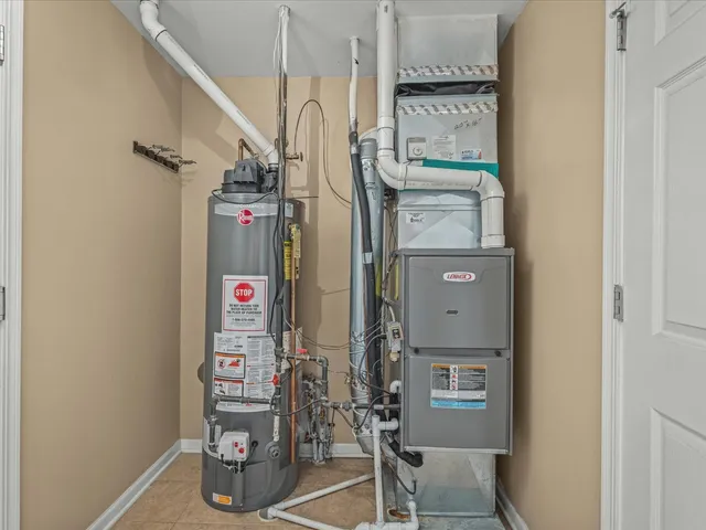 a view of storage and utility room