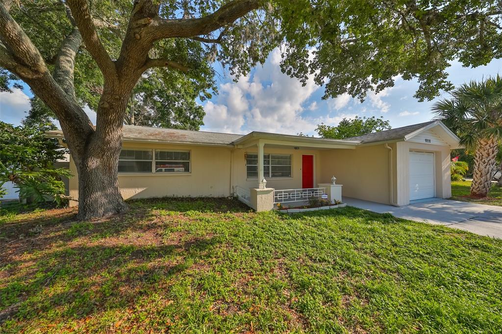 8233 Fishhawk Avenue New Port Richey, FL 34653 - Photo 1 of 1 a view of a house with a yard