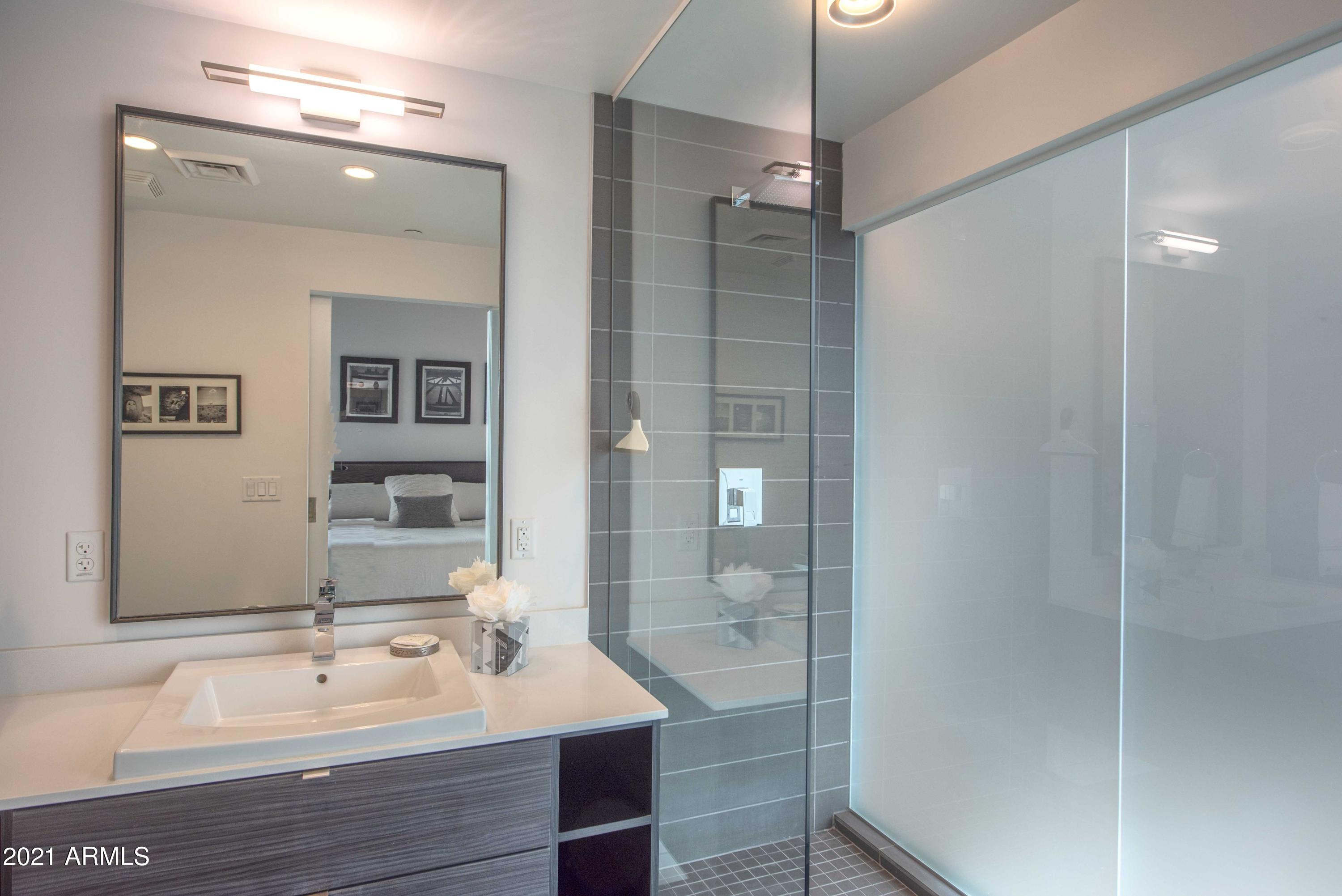 100 West Portland Street, Unit 504 Phoenix, AZ 85003 - Photo 9 of 14 011_Large Walk-In Shower