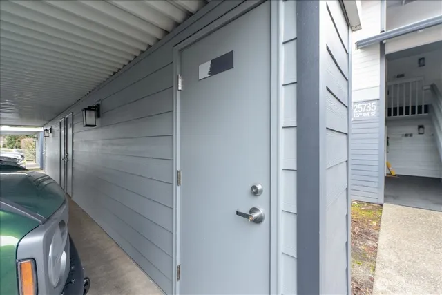 a view of storage and utility room