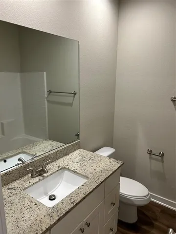 a close up of a bathtub