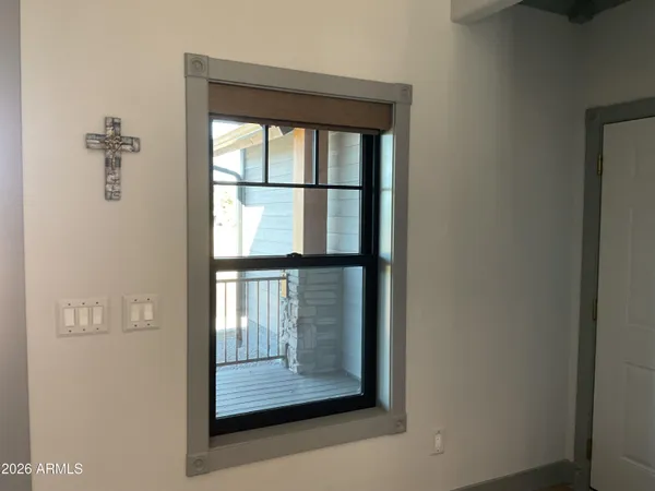 a view of front door