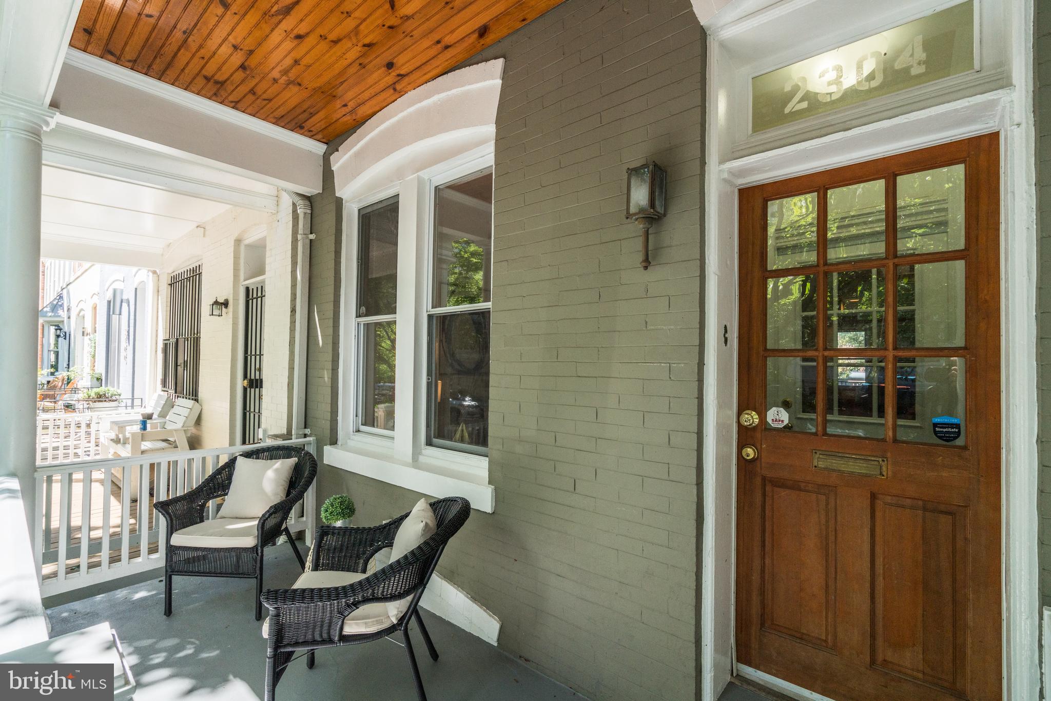 2304 Ontario Road Northwest Washington, DC 20009 - Photo 2 of 21 Quiet Front Porch