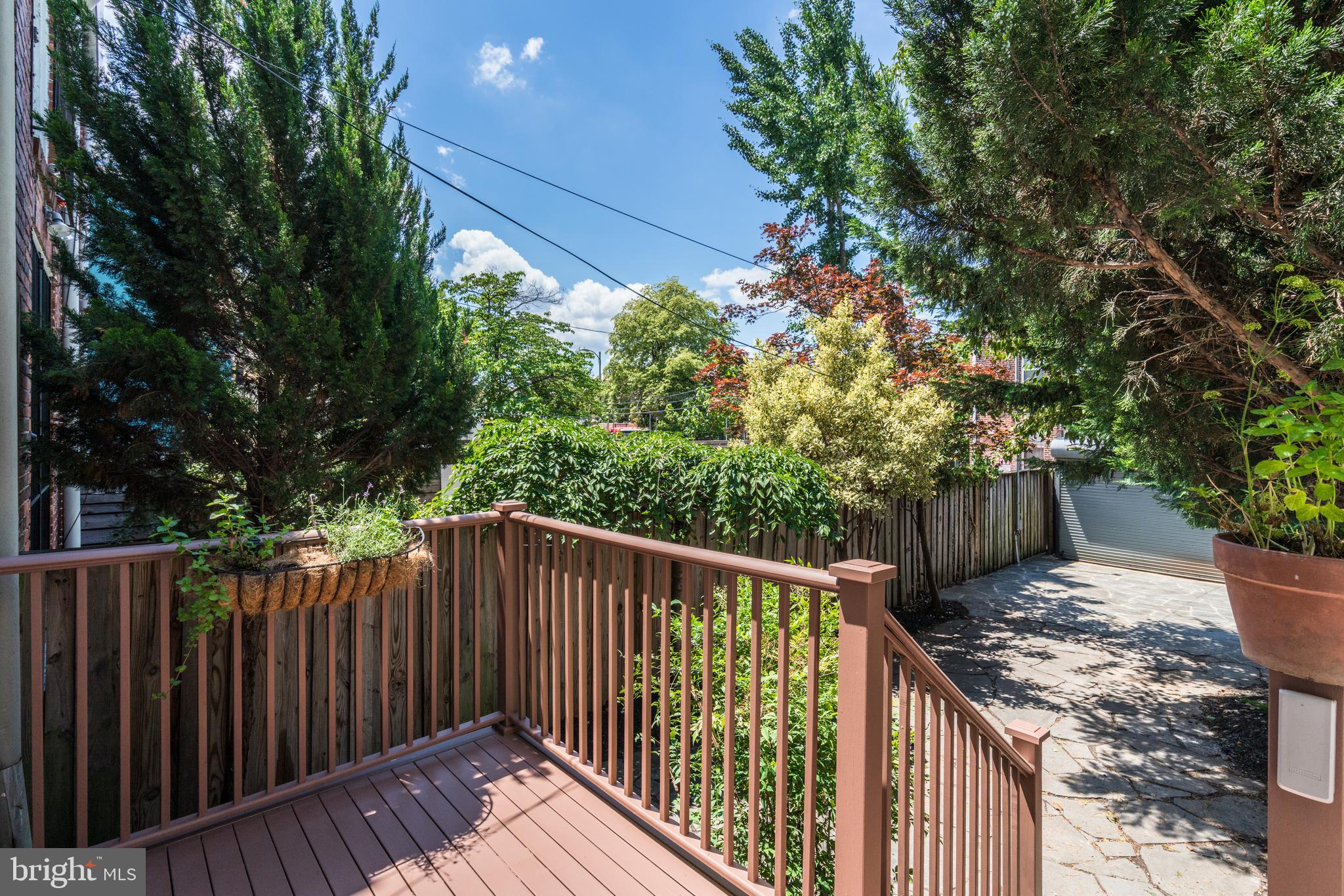 2304 Ontario Road Northwest Washington, DC 20009 - Photo 18 of 21 Rear Deck and Garden