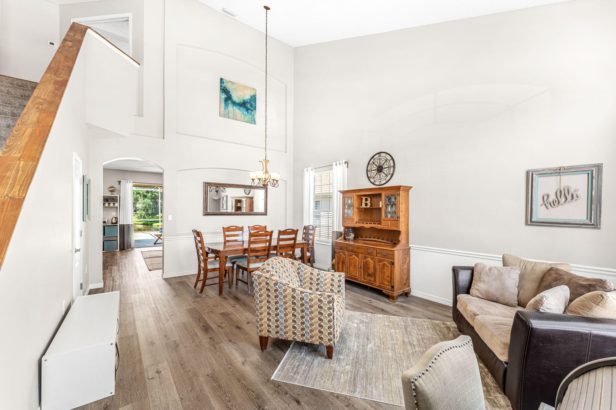 981 Shaw Circle Melbourne, FL 32940 - Photo 25 of 58 a living room with furniture and wooden floor