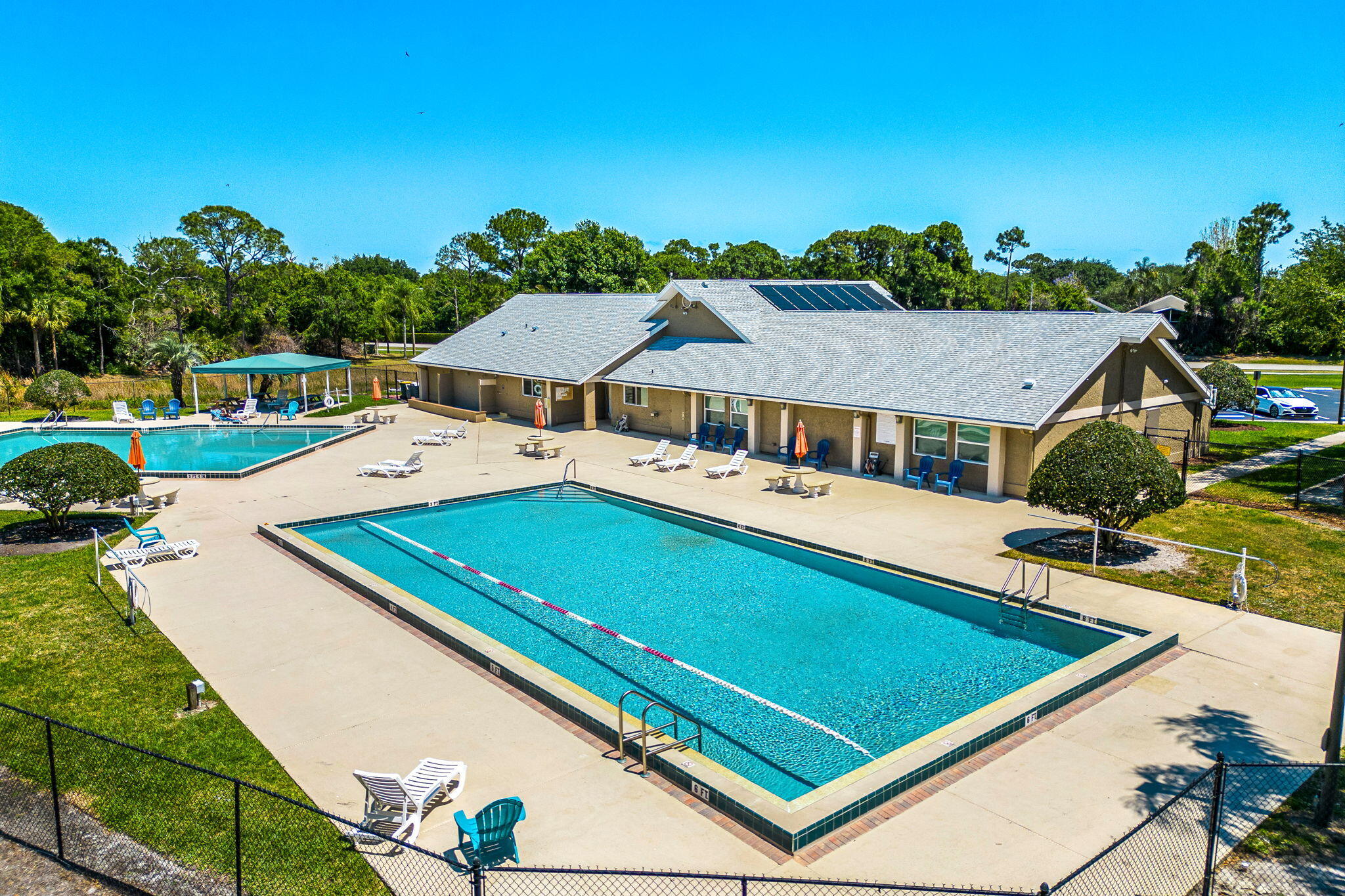 981 Shaw Circle Melbourne, FL 32940 - Photo 54 of 58 an aerial view of a house